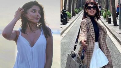 Sriti Jha and Kanika Mann twirl in their holiday moods, see pics