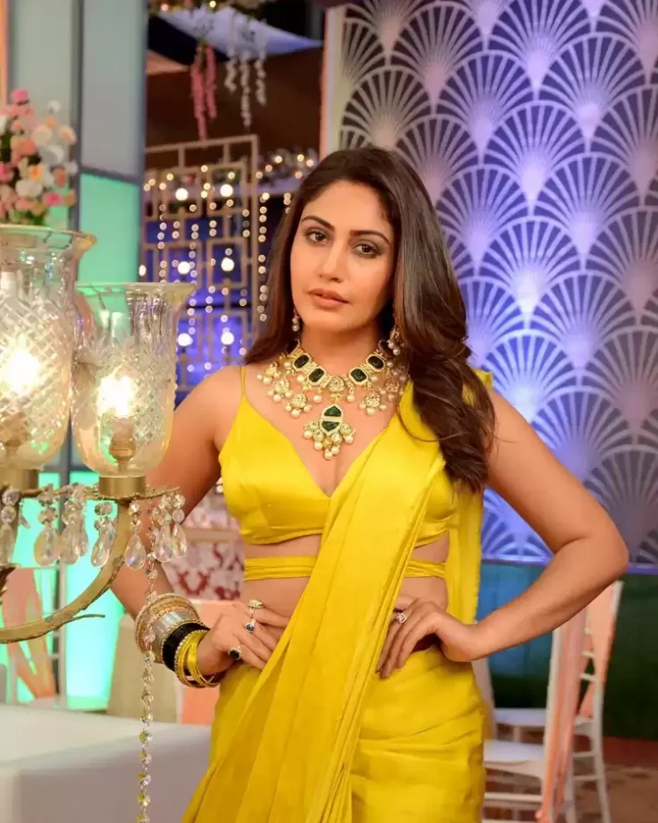 Surbhi Chandna Vs. Shraddha Arya: Whose Yellow Saree Is Your Favorite? 764479