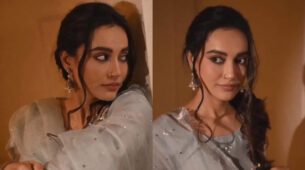Surbhi Jyoti flaunts desi glow in grey outfit, Mouni Roy calls her ‘sundar’