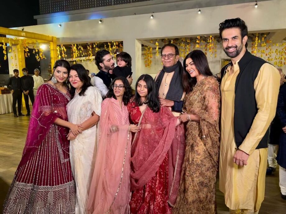 Sushmita Sen Attends Wedding With Her Ex-Boyfriend Rohman Shawl, Rajeev Sen reconciles with wife Charu Asopa, See Pics 754344