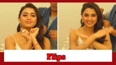 Tejasswi Prakash ‘Flips’ It Big Time; Karan Kundrra Comments Cheekily