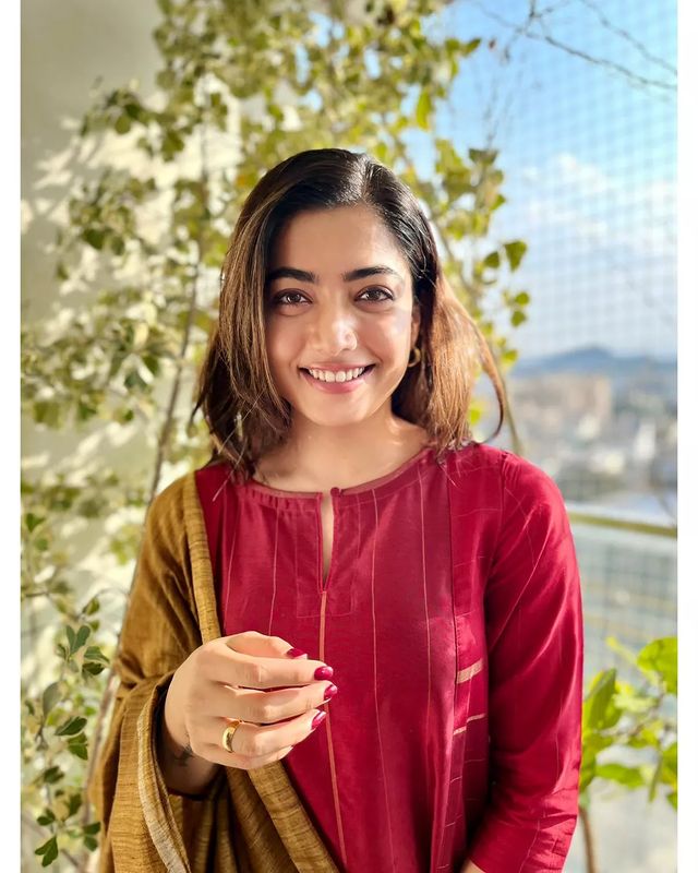 Times Rashmika Mandanna Served Fashion On Point In Salwar Suits 764789