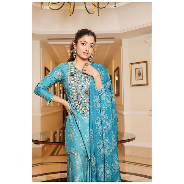 Times Rashmika Mandanna Served Fashion On Point In Salwar Suits 764792