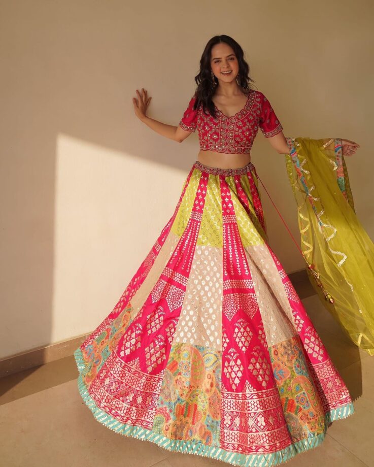 TMKOC diva Palak Sindhwani's gorgeous lehenga choli avatar is too wow 763810