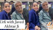 Viral Photos: Urfi Javed gets candid with Javed Akhtar, calls him ‘grandfather’