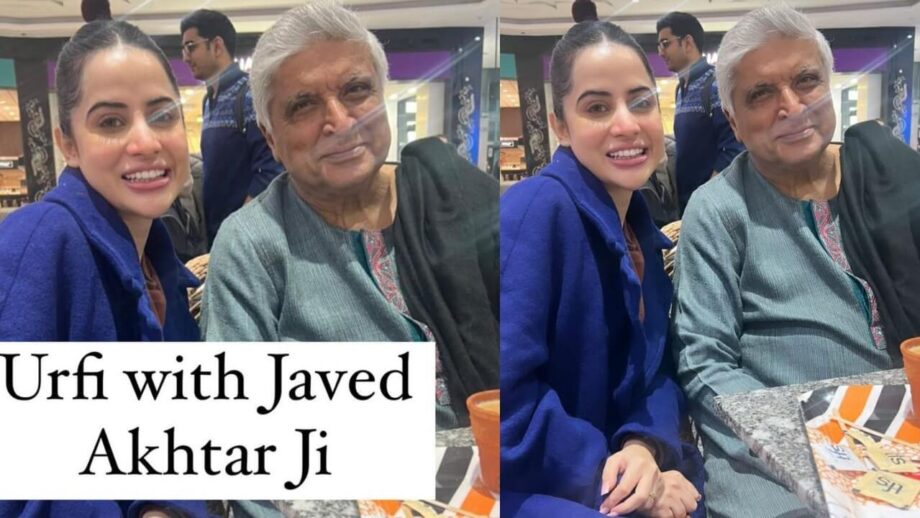 Viral Photos: Urfi Javed gets candid with Javed Akhtar, calls him ‘grandfather’ 754821