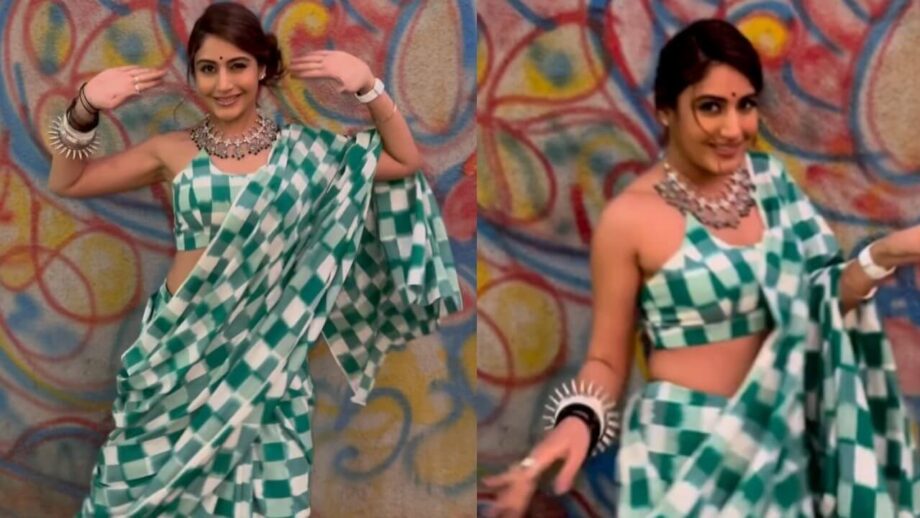 Viral Video: Surbhi Chandna gets groovy in sensuous saree avatar, fans go wild 762715