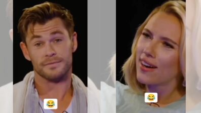 Watch: Chris Hemsworth leaves co-star Scarlett Johansson in ‘Eww’ with his response after latter asked, “How did your hammer grow, Chris?”