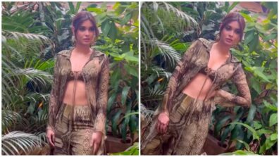 Watch: Diana Penty Brings Fierce Fashion To The Table In Green Crinkled Python Print Jacket And Pant