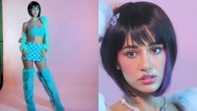 Watch: Disha Patani looks tempting in a tube top and mini skirt, poses for a photoshoot