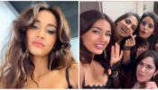 Watch: Disha Patani Oozes In All-Black Corset Top And Pant Outfit Says, ‘My Beautiful Team’