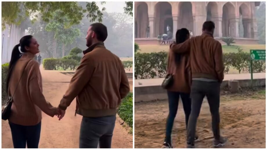 Watch: Esha Gupta Enjoys Delhi Winter With Her Boyfriend Manuel Guallar In Lodhi Garden 752588