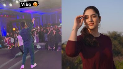 Watch: Rahul Vaidya shares special moment from concert, Disha Parmar says, ‘lekin pose bhi karna hai…’