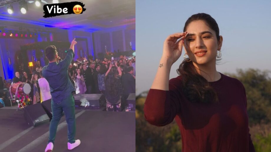 Watch: Rahul Vaidya shares special moment from concert, Disha Parmar says, 'lekin pose bhi karna hai...' 765187