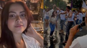 Watch: Reem Sameer Sheikh goes wild dancing amid heavy traffic