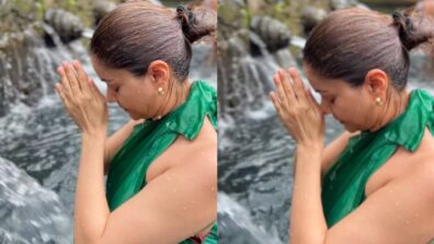 Watch: Rubina Dilaik takes hot splash in water, video goes viral