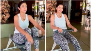 Watch: Shilpa Shetty did her fun workout, and encourages fans with her workout video