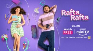 Watch the endearing trailer of Bhuvan Bam’s new series Rafta Rafta on Amazon miniTV that is brimming with romance and quarrels. Witness the heart-warming and comical journey of Karan and Nithya as a newly married couple!