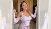 Why is Nia Sharma blushing?