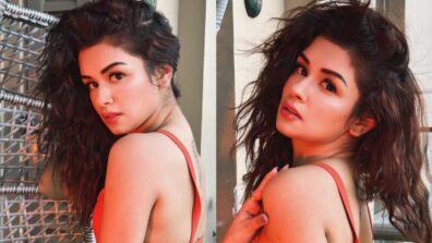 Avneet Kaur burns hearts in spicy red bralette top, we are in love