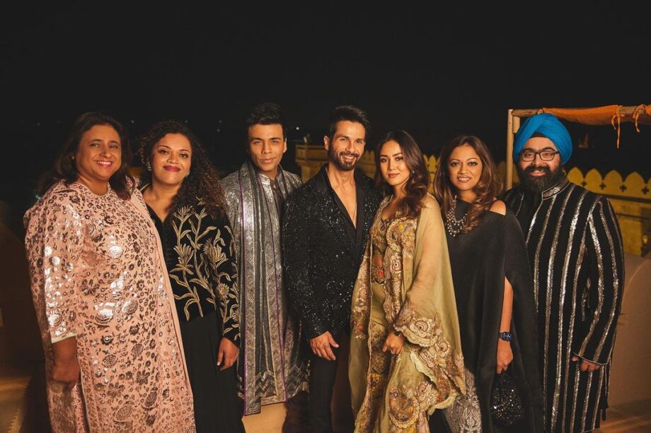 Karan Johar shares pics with Shahid Kapoor-Mira Rajput from Kiara Advani-Sidharth Malhotra’s royal wedding - 1