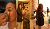 A peek into Surbhi Chandna’s hectic life at Sherdil Shergill’s sets