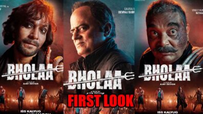Ajay Devgn drops first look of Deepak Dobriyal, Gajraj Rao and Vineet Kumar from movie Bholaa