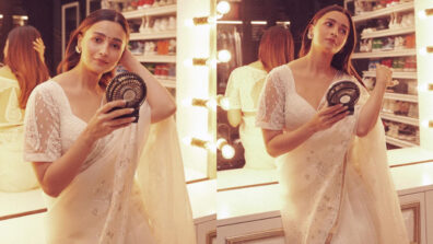 Alia Bhatt Looks Ethereal In A White Chikankari Embellished Saree, See Pics