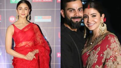 Alia Bhatt To Anushka Sharma: Learn How To Glamup In Red Sarees