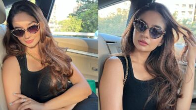 Anushka Sen’s dark and sensuous black sunglass avatar is too wow