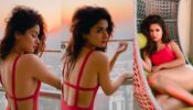 Avneet Kaur turns muse in red backless top, watch