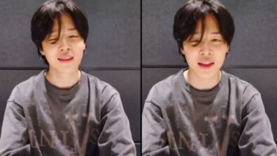 BTS Jimin’s Latest Livestream Caught His Adorable Gestures; Check Out