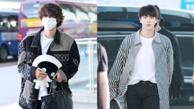 BTS Jin’s airport style file