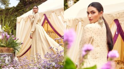 Check Out: Athiya Shetty Looks Ethereal In A Ivory Mukaish Work Lehenga