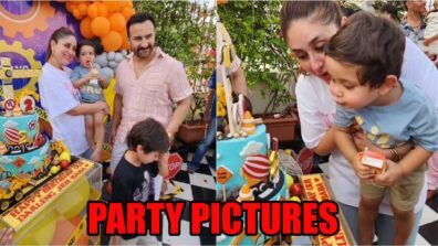 Check out inside photos of Kareena Kapoor and Saif Ali Khan’s younger son Jehangir Ali Khan’s birthday party