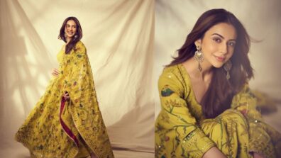 Check Out: Rakul Preet Singh Feels ‘Wild And Alive’ In A Yellow Chanderi Silk Anarkali, See Pics