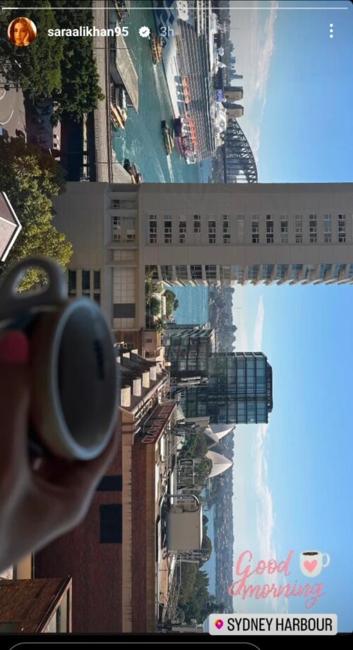 Check Out: Sara Ali Khan's Beautiful Morning In Sydney Harbour, View Here! 770815