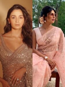 Alia Bhatt To Priyanka Chopra: Alluring Looks In Pastel Drapes