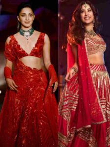 Kiara Advani To Janhvi Kapoor: Gorgeous In Red Lehengas