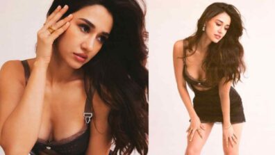 Disha Patani spikes mercury bar in tiny little black bodysuit