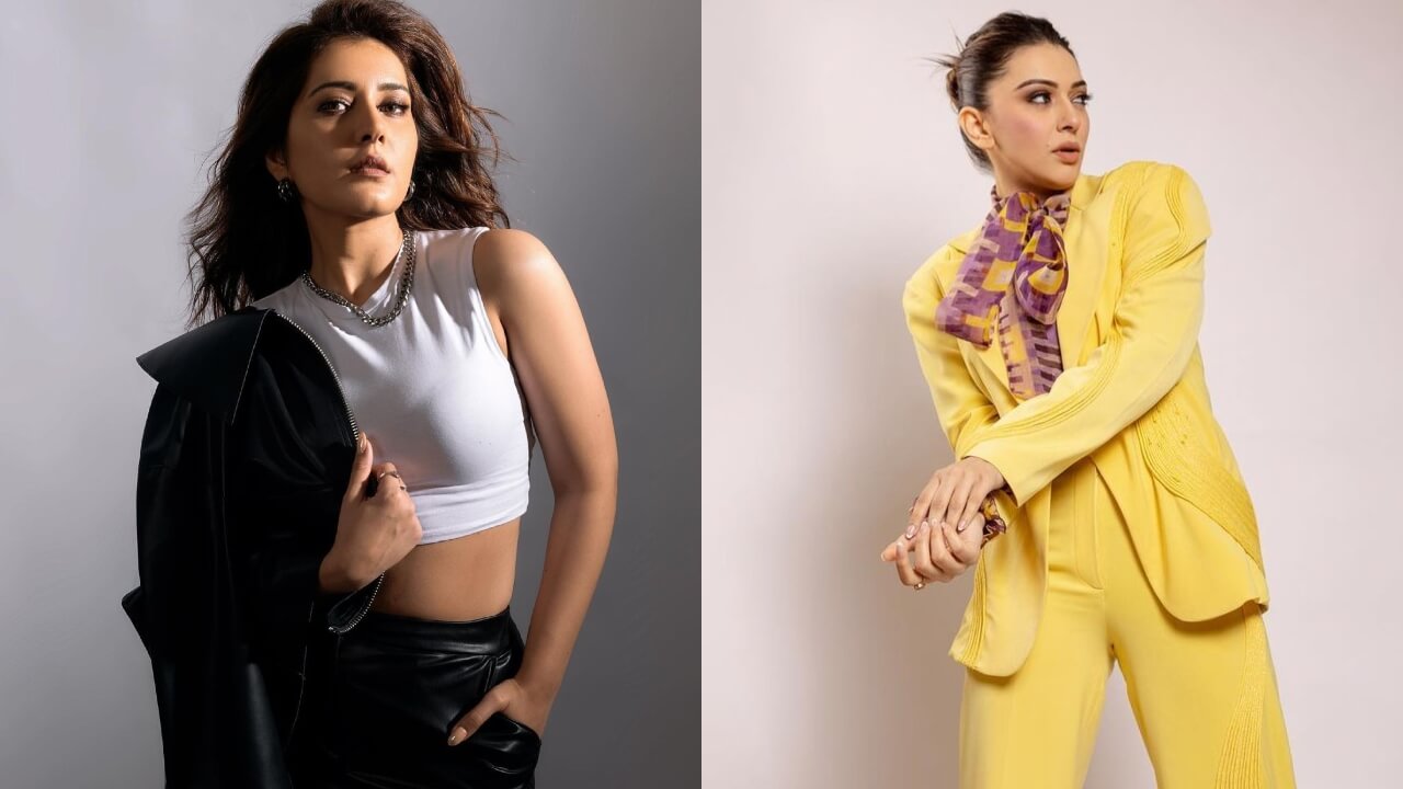 Fashion Battle: Raashii Khanna Or Hansika Motwani, Who Looks Magnificent In Blazer Pant Outfits? 768252