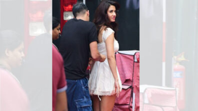 Glam Queen Disha Patani’s Candid Pictures In White Mini Dress, See Pics