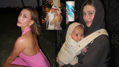 Hailey Bieber gets barbiecore sass in pink backless mini ensemble