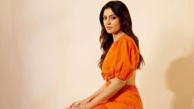 Hansika Motwani Looks Jaw-Dropping In A Orange Poplin Lace Dress, Check Now!