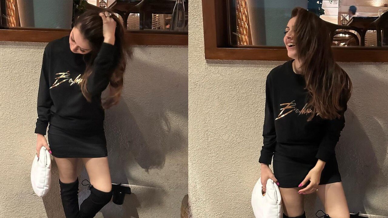 Hansika Motwani Looks Tempting in A Black Mini Outfit, Check Now! 774392