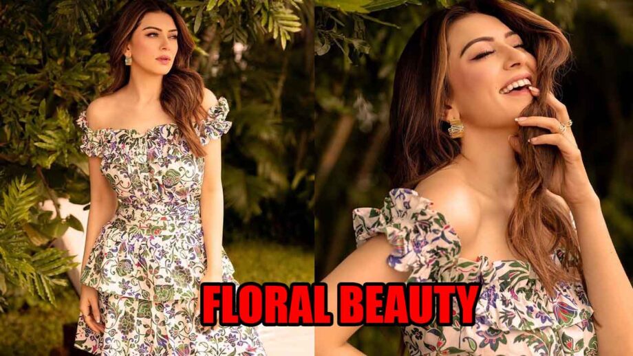 Hansika Motwani Strikes Glamorous Poses In Floral Outfit 766937