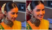 Have You Seen Anupama Parameswaran’s Singing Video In Yellow Cotton Saree? Watch!