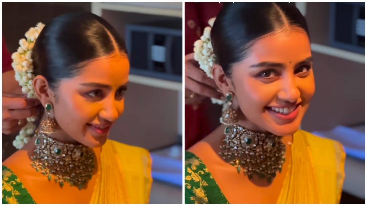 Have You Seen Anupama Parameswaran's Singing Video In Yellow Cotton Saree? Watch! 772491