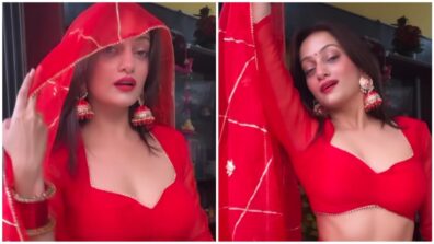 Have You Seen Manasi Naik’s Latest Video In Red Lehenga On ‘Ang Laga De’? Watch!