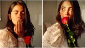 Have You Seen Pooja Hegde’s Video With Red Rose On Valentine’s Day? Watch!